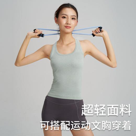 【路路精选】新款高强度健身百搭瑜伽背心裸感超轻束胸美背吸湿速干运动背心女 商品图0