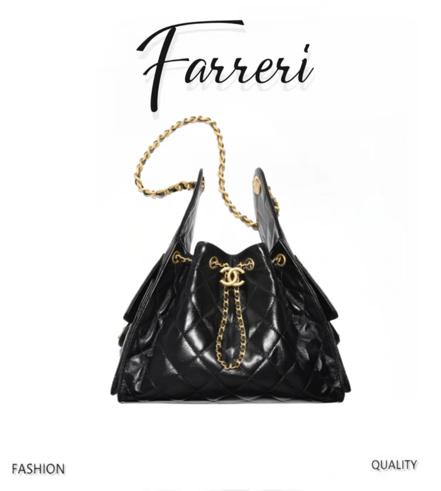 香奶奶 25Bag  油蜡牛皮 经典菱格