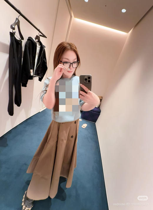 初九上新 马年穿战马 26ssBBR战马徽标 羊绒短袖套头衫 我穿XL 商品图4