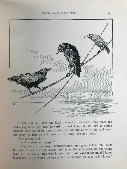 约1900-1910年代 小拇指及其他格林童话 配精美彩色插图 精装18开 商品图14