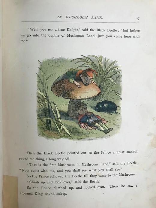 【品相欠佳】约19世纪末 安德鲁·朗格《无名公主：仙境传奇》 理查德·道尔彩色插图 布脊精装18开 商品图9