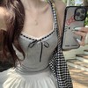 【夏季纯欲风❗️短款辣妹吊带】出街秒变“C位”，内搭外穿都绝美，绑带蝴蝶结荷叶边短款，露肚脐吊带背心上衣女L 商品缩略图0