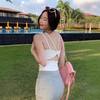 【夏天必备❗️假两件撞色辣妹吊带】撞色系镂空纯欲美背，多巴胺特调，假两件露背小吊带，新款外穿修身显瘦内搭短款上衣L 商品缩略图2