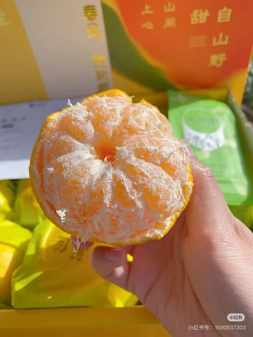 周三取货：【上菓佳春见礼盒】一箱毛重8斤左右，皮薄多汁，超嫩，超水！！ 商品图1