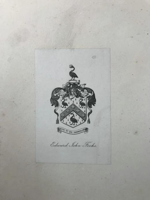 39*27cm！1846年 英国威尔士国教建筑图史（全8卷） 约240幅原品版画（含大量对开插图） 真皮精装 商品图2