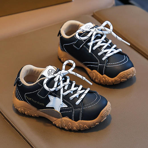 【舒服到不想脱‼️79.9/2双】儿童板鞋德训鞋2026春季新款女童星星鞋时尚百搭男童休闲鞋防滑运动鞋子聚 商品图8