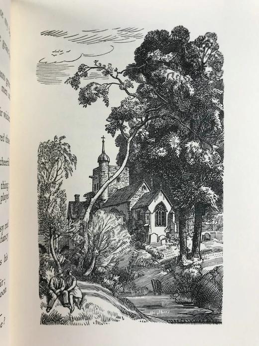 限量签名本！1930年 布伦登《夏日遐想》 施瓦贝4幅插图 布脊精装18开 商品图6