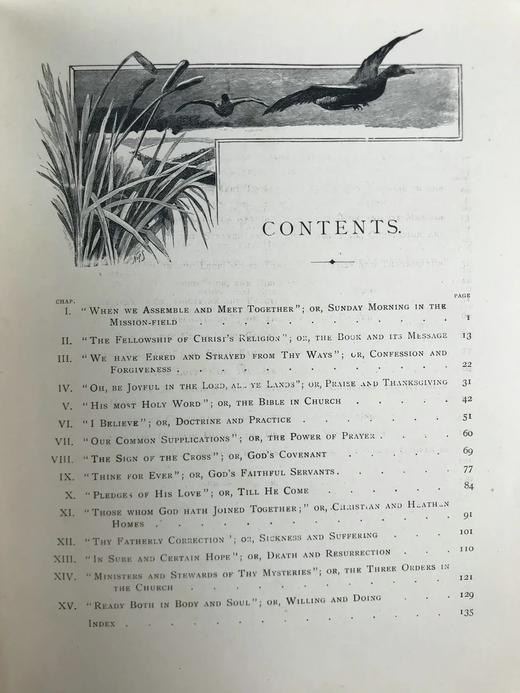 1899年 巴林-古尔德《同心合意：传教公祷书》 数十幅插图 漆布精装大32开 商品图4