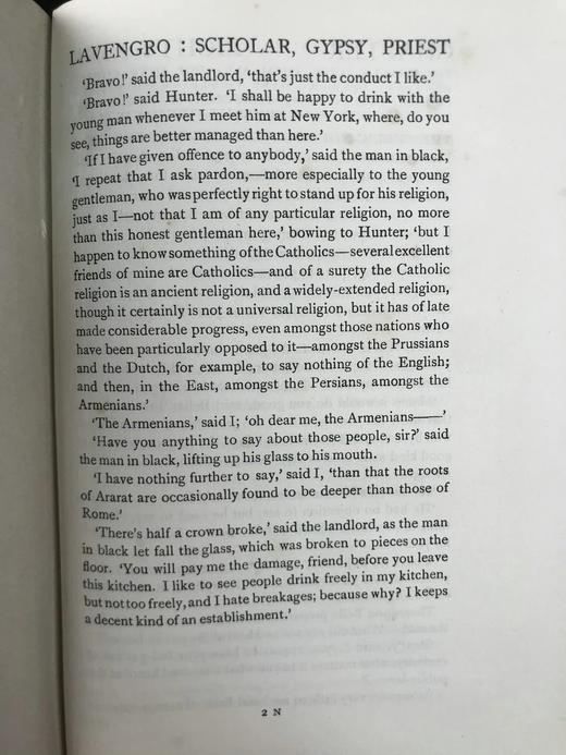 1914年 乔治·博罗《拉文格罗》 埃德蒙·苏利文12幅彩色手工贴图 漆布精装32开 商品图13