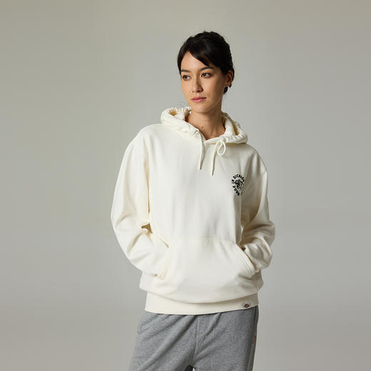 Dickies背后图案印花 保暖加绒连帽卫衣 男女情侣 DK0A868B 商品图0