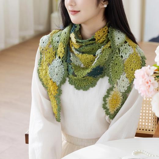 苏苏姐家羽欣三角披肩手工diy钩针羊毛编织毛线团材料包 商品图3