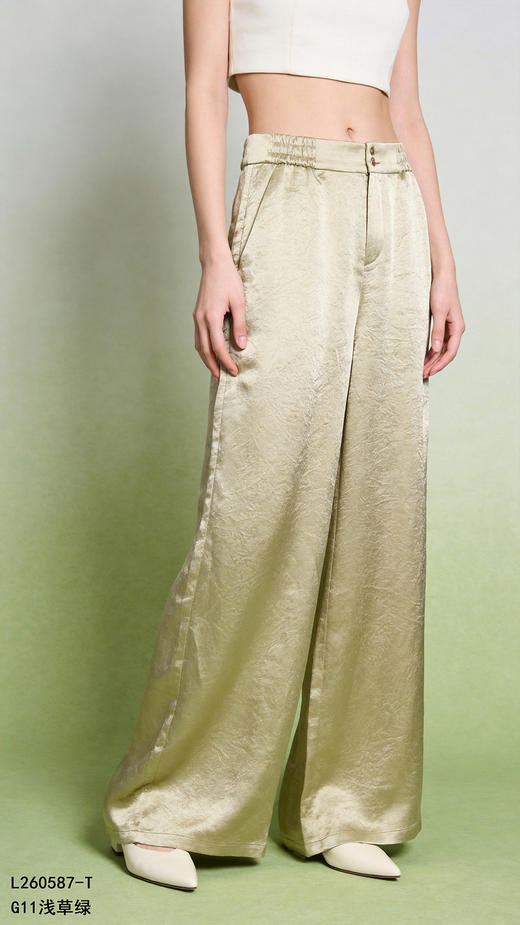 L260587-T醋酸休闲裤 商品图3