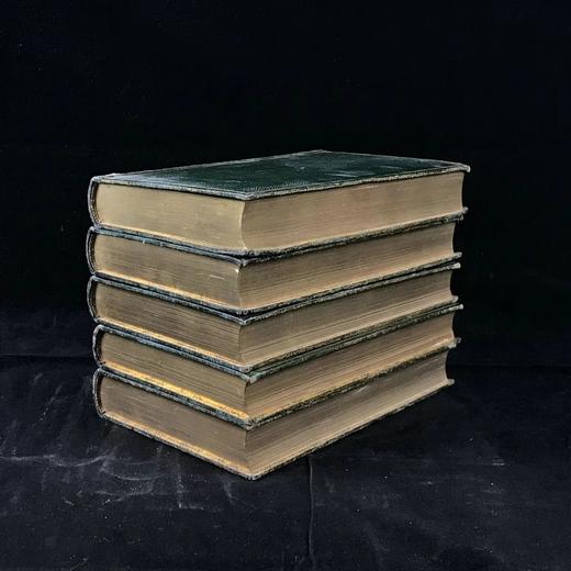 工坊特装本！1825年 斯宾塞诗集（全5卷） 1幅肖像插图 全真皮精装36开 商品图1