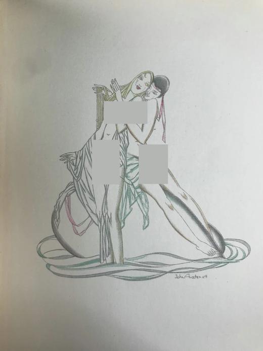 限量编号版含藏书票！1926年 隆古斯《达佛涅斯和克洛伊》 约翰·奥斯汀16幅插图 漆布精装16开 商品图10