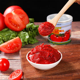 【2罐超值装❗️新疆番茄酱】无任何添加，新疆鲜果直灌，锁住新鲜，保留营养，半球红小包装家用198克直灌非挤压瓶装更新鲜QQ