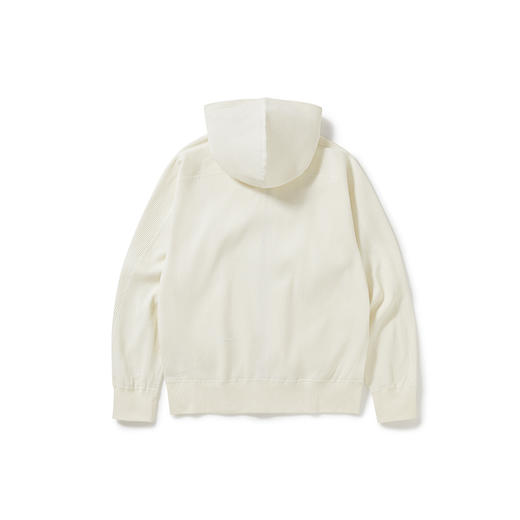 WHEELS and WIND 男女日本帝人机能性吸湿速干华夫格连帽拉链卫衣 商品图2