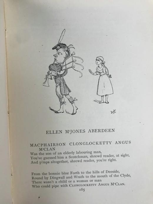 1906年 巴布民谣集 作者亲绘350幅插图 漆布精装32开 商品图10