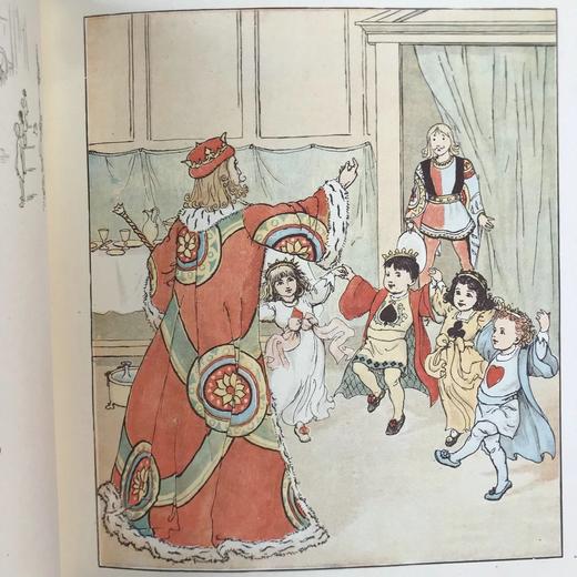 约20世纪早期 凯迪克彩色绘本《红心女王》 平装 商品图8