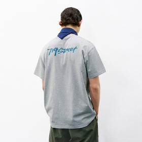 714street凉感防晒速干运动短袖2026夏季7A抗菌夜光印花情侣T恤男