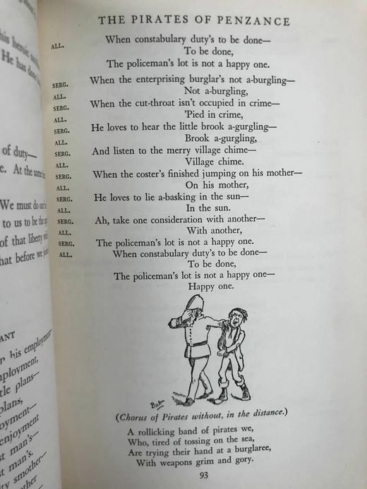1932年 威廉·施文克·吉尔伯特作品集 作者亲绘大量插图 漆布精装32开 商品图11