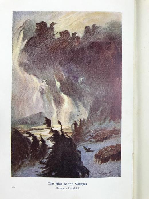 含藏书票！1922年 北欧神话 数十幅插图 漆布精装大32开 商品图3