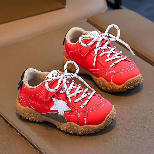 【舒服到不想脱‼️79.9/2双】儿童板鞋德训鞋2026春季新款女童星星鞋时尚百搭男童休闲鞋防滑运动鞋子聚 商品图6