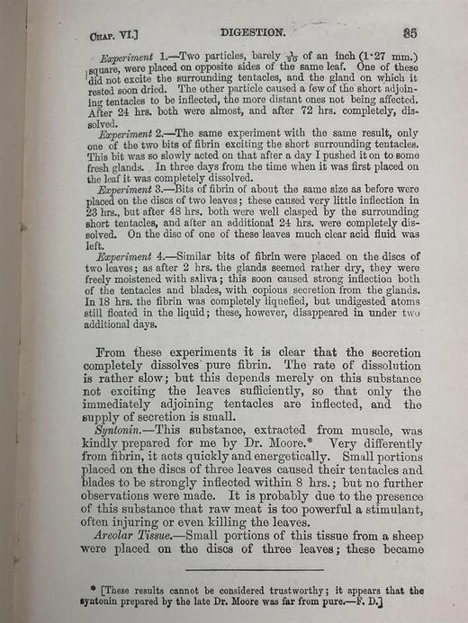 1908年 达尔文《食虫植物》配有插图 漆布精装32开 商品图14