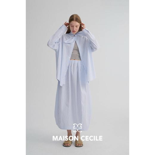 MAISON CECILE 高支全棉柔软舒适立裁优雅花苞蓬松气质半身裙 商品图1
