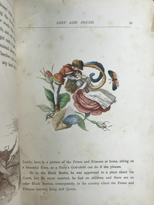 【品相欠佳】约19世纪末 安德鲁·朗格《无名公主：仙境传奇》 理查德·道尔彩色插图 布脊精装18开 商品图6