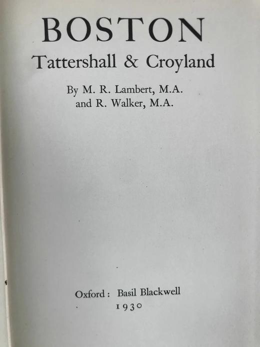 1930年 波士顿历史文化小记 13幅铅笔速写插图 漆布精装32开 商品图2