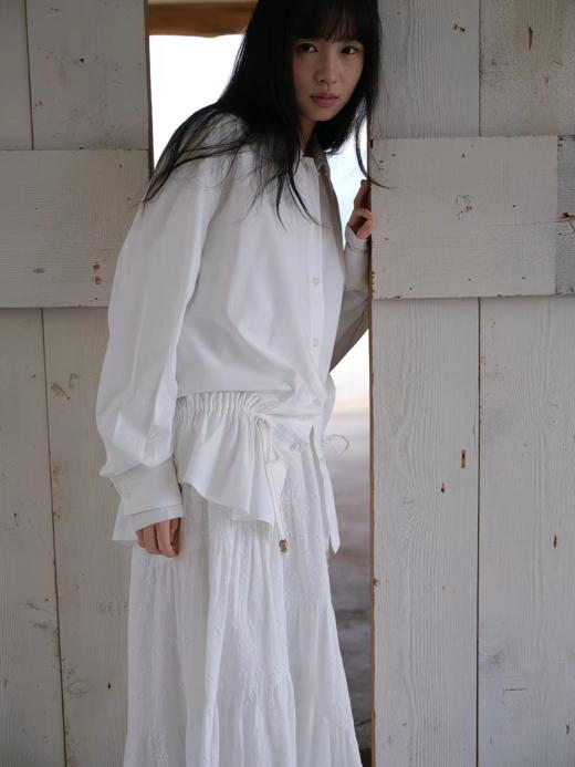 步履不停/6A11296C/翻领抽绳衬衫 商品图0