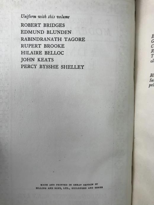 约20世纪早期 布伦登与戴维斯诗集 手工纸精装18开 商品图3