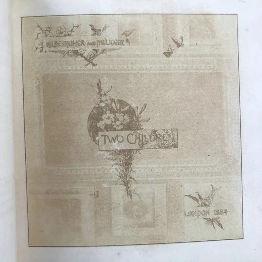1884年 韦瑟利《两个孩子》 爱德华兹精美彩色插图 布脊精装36开 商品图2