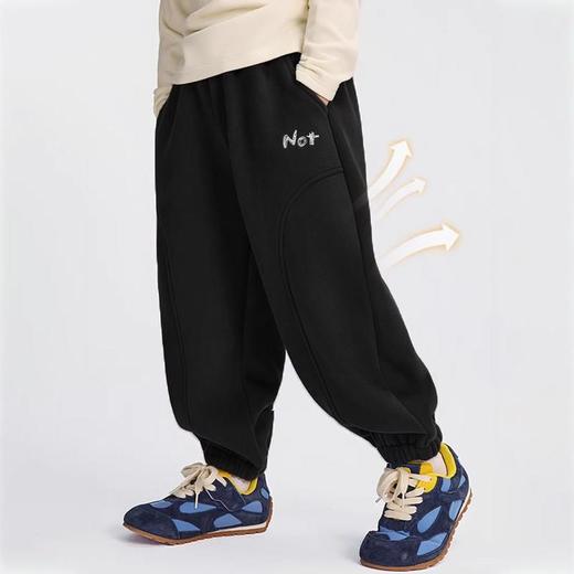 胖童裤子时髦加肥加大男童青少年运动裤2026新款中大童洋气潮流装120-170 商品图1