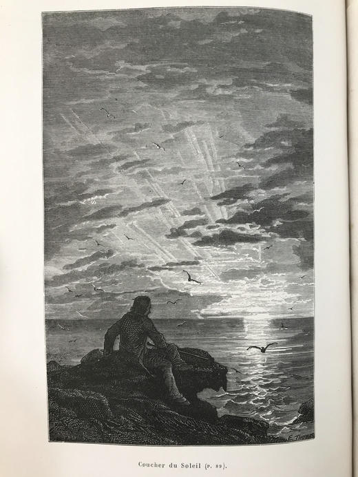 【法语】约19世纪后期 热带地区天文及自然科学研究 40幅版画插图  部分为彩色 真皮精装16开 商品图12