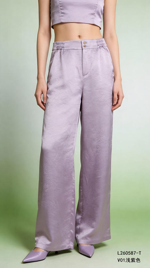 L260587-T醋酸休闲裤 商品图7