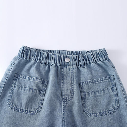 女童全腰牛仔单裤夏季新款安奈儿童装EG626620 商品图1