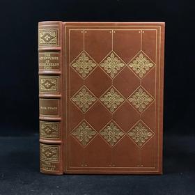 限量版！马克・吐温《哈克贝利・费恩历险记》 配插图 富兰克林图书馆豪华皮装本