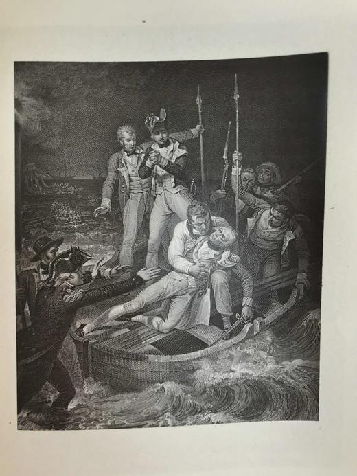 1883年 罗伯特·骚塞《纳尔逊传》 12幅插图 真皮精装大32开 商品图10