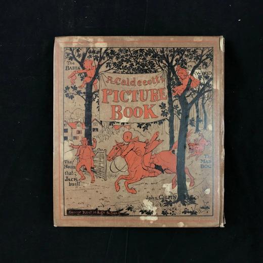 约19世纪后 凯迪克图画书 配大量彩色插图 漆布精装大32开 商品图2