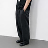 714street宽松显瘦人字褶裥休闲西裤2026春季垂坠感老钱风裤子男 商品缩略图1