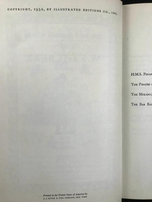1932年 威廉·施文克·吉尔伯特作品集 作者亲绘大量插图 漆布精装32开 商品图3
