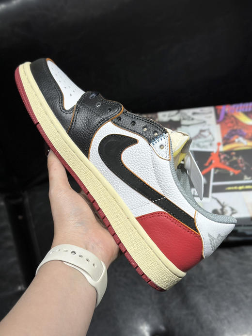 秋冬特惠💰430 公司级 Air Jordan 1 Low 防滑 低帮 倒钩联名款 商品图4