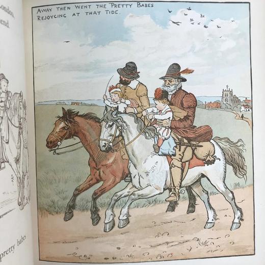 约19世纪后 凯迪克图画书 配大量彩色插图 漆布精装大32开 商品图7