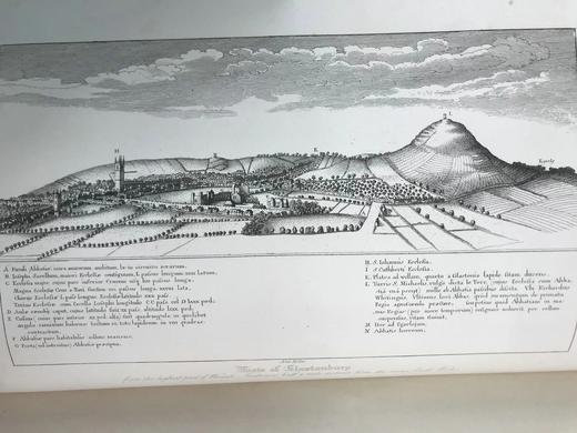 39*27cm！1846年 英国威尔士国教建筑图史（全8卷） 约240幅原品版画（含大量对开插图） 真皮精装 商品图12