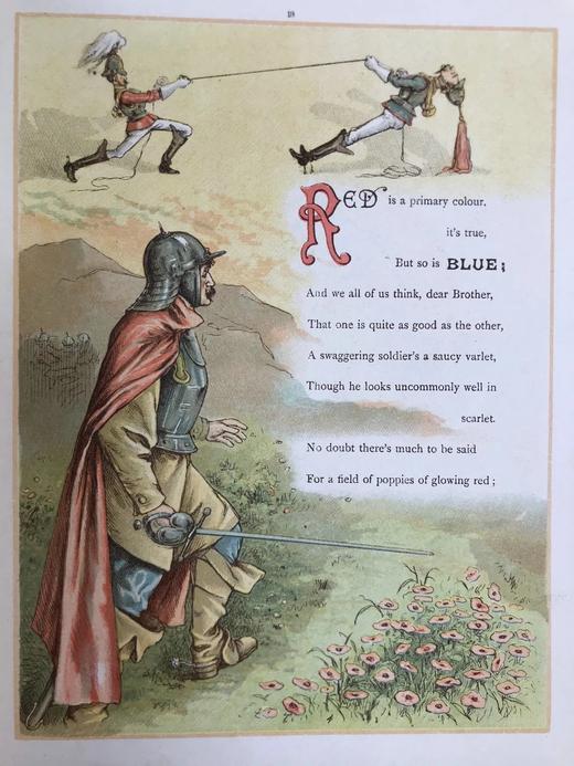 约19世纪后期 尤因《蓝与红》 安德烈32页彩色插图 精装18开 商品图14