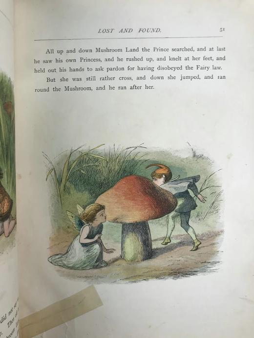 【品相欠佳】约19世纪末 安德鲁·朗格《无名公主：仙境传奇》 理查德·道尔彩色插图 布脊精装18开 商品图7