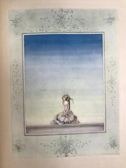 约1920年代 安徒生童话 丹麦怪杰凯·尼尔森12幅彩色手工贴图 精装大16开 商品图11