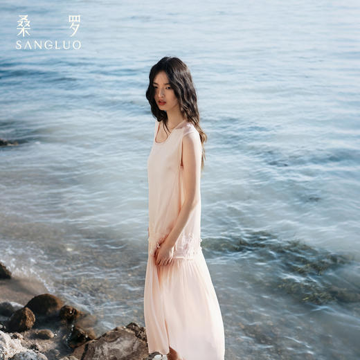 诗意东方』桑罗23姆米重磅连衣裙桑蚕丝女家居服2026新款 商品图4