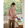（小眠专属）SimpleRetro蔷薇梦境·法式天丝亚麻立领粉色衬衫 商品缩略图1
